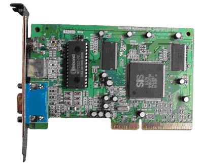 Tarjeta gráfica antigua (años 90) Tarjeta gráfica antigua (años 90)